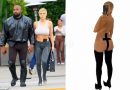 Imyambarire no kubika Telefone mu ikariso by’umukunzi  mushya wa Kanye West birigutigisa murandasi(Amafoto)