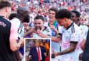 Ikipe y’Ububiligi  nyuma yo gutsinda USA, Trump yabaye ikinamico